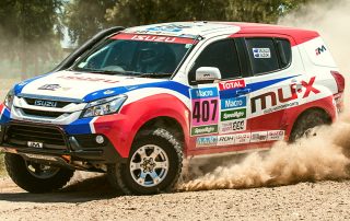 Isuzu MU-X Competing in the 2015 Dakar Rally