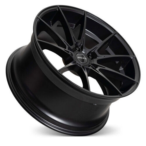 Pursuit black alloy wheel on concave angle