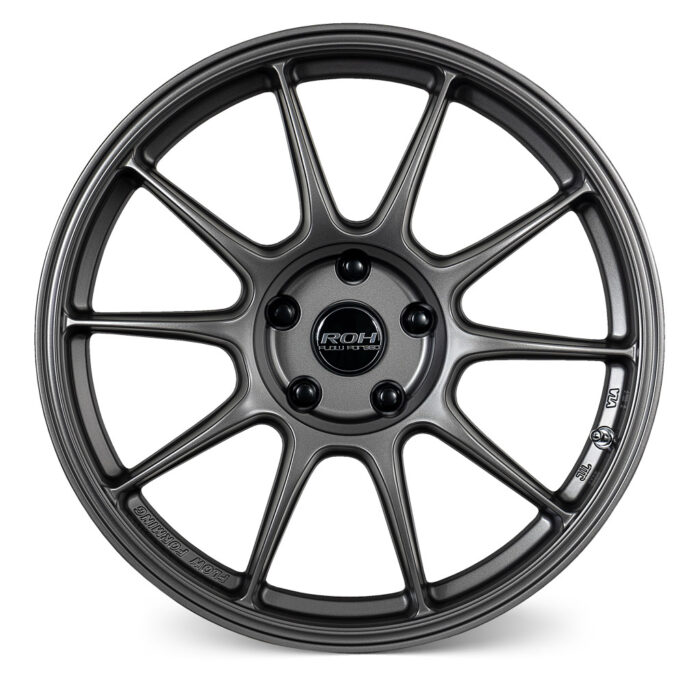 RF7 gunmetal flow forged wheel front view
